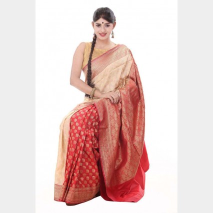 Lucrative Silk Katan Sharee from Tangail with blouse piece Lucrative Silk Katan Sharee from Tangail with blouse piece